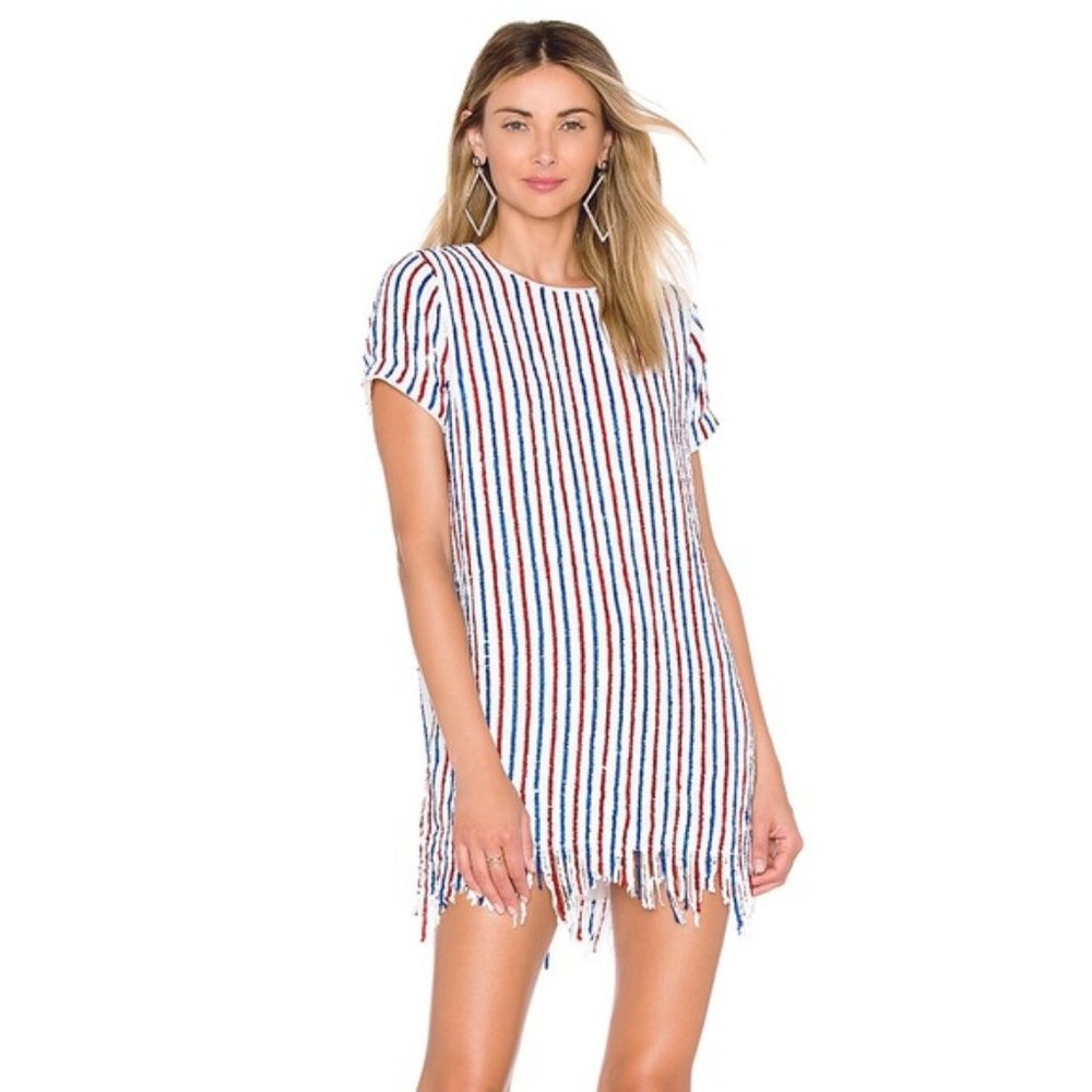 Revolve NBD Warrior Dress 4th July Sz S M